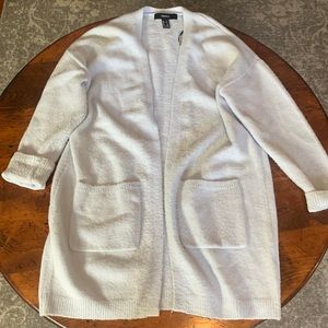 FOREVER21 Ice Blue Cardigan